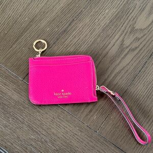Kate Spade Vibrant Pink Key & Card Holder